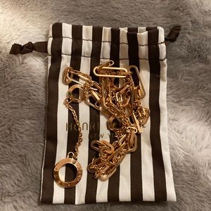 Henry Bendel Rose gold necklace